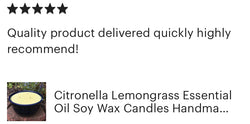 Outdoor Candle Bowl with Soy Wax and Organic Hemp Wicks Review