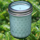 Mason Jar 8oz Soy Wax Candle Organic Hemp Wick