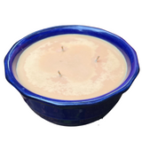 Pumpkin Spice Pastry Soy Candles Handmade Upcycled Ceramic Bowl Organic Hemp Wicks