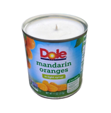 Mandarin Orange Repurposed Hemp Wick CANdle Soy Wax
