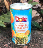 Upcycled Pineapple Orange Juice CANdle 6oz Choice of Scents
