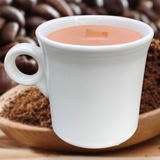 White 10oz Coffee Scented Soy Candle Handmade with Crackling Wooden Wick