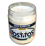 Mosquito Candle Repurposed Queso Jar 16oz