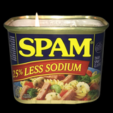 Citronella Lemongrass SPAMdle CANdle Soy Wax Organic Hemp Wicks