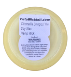 Bug Repellent Soy Candle Repurposed Banana Pepper Jar Hemp Wick