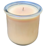 Pumpkin Spice Pastry Upcycled Yogart Jar Soy Candle Organic Hemp Wick
