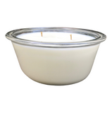 Upcycled 8oz Oval Glass Dish Soy Candle Choice of Scents and Two Organic Hemp Wicks