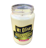 Bug Repellent Soy Candle Repurposed Banana Pepper Jar Hemp Wick