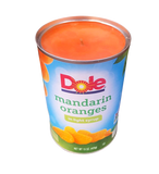 Mandarin Orange Zero Waste Soy CANdle Hemp Wick 15oz
