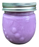 Lavender Scented Candles Soy Wax Upcycled Vintage Fruit Jars Organic Hemp Wick