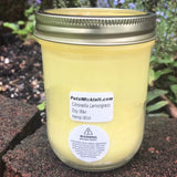 Vintage Mason Jar Candle Citronella Lemongrass Essential Oils Soy WaxOrganic Hemp Wick