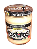 Mosquito Candle Repurposed Queso Jar 16oz