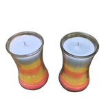 Recycled Paraffin (Ultimate Upcycled) Soy Candle Upcycled Glass Container Organic Hemp Wick