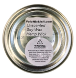 Mandarin Orange Repurposed Hemp Wick CANdle Soy Wax