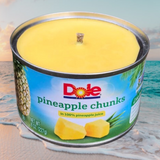 Pineapple Scented Repurposed Hemp Wick CANdle Soy Wax 8oz