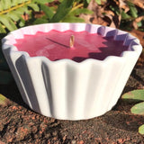 Soy Candles Handmade Upcycled Reusable Tart Dish Cinnamon Scent