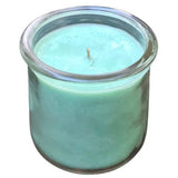 Eucalyptus Soy Candle Handmade Upcycled Container Eco Friendly Organic Hemp Wick