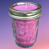 Unscented Soy Candles Handmade Upcycled Mason Jar Organic Hemp Wick