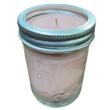 Espresso Latte Scented Candles Upcycled Mason Soy Wax Organic Hemp Wick