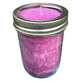 Unscented Soy Candles Handmade Upcycled Mason Jar Organic Hemp Wick