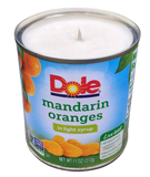 Mandarin Orange Repurposed Hemp Wick CANdle Soy Wax