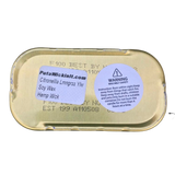 Bug Repellent Soy Candle Reporposed SPAM Can Hemp Wicks