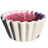Soy Candles Handmade Upcycled Reusable Tart Dish Cinnamon Scent
