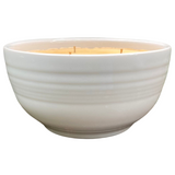Pumpkin Spice Pastry Soy Candles Handmade Upcycled Reusable Ceramic Bowl Organic Hemp Wicks