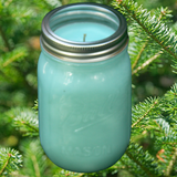 Mason Jar 16oz Soy Wax Candle Organic Hemp Wick