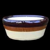 Citronella Lemongrass Soy Candles Handmade Upcycled Croxk Organic Hemp Wick Essential Oils