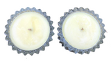 Citronella Lemongrass Soy Candles Upcycled Votives Organic Hemp Wicks Essential Oils