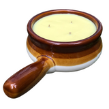 Citronella Lemongrass Soy Candles Upcycled Crock Organic Hemp Wicks
