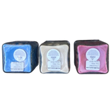 Soy Candles Handmade Red White and Blue Square Glass Upcycled Organic Hemp Wicks