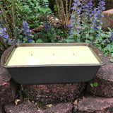 Loaf Pan 48oz Jumbo Citronella Lemongrass Essential Oil Soy Candles Organic Hemp Wicks