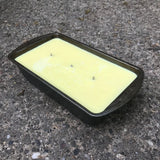 Loaf Pan 48oz Jumbo Citronella Lemongrass Essential Oil Soy Candles Organic Hemp Wicks