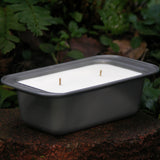 Loaf Pan 16oz Upcycled Choice of Scent Soy Candles Organic Hemp Wicks