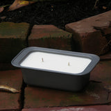 Loaf Pan 16oz Upcycled Choice of Scent Soy Candles Organic Hemp Wicks