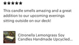 Loaf Pan 48oz Jumbo Citronella Lemongrass Essential Oil Soy Candles Organic Hemp Wicks