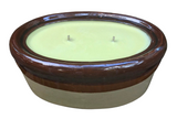 Citronella Lemongrass Soy Candles Handmade 2 Organic Hemp Wicks Essential Oil