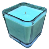 Eucalyptus Soy Candle Upcycled Glass Container Organic Hemp Wick