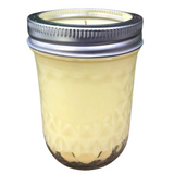 Citronella Lemongrass Soy Candles Mason Jar  Organic Hemp Wick Essential Oils
