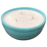 Repurposed Soy Candle Reusable Ceramic Bowl Farmhouse Decor Housewarming Gift for Her
