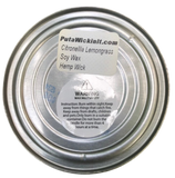 Natural Mosquito CANdle Repurposed Spaghettio's Soy Wax