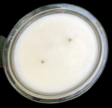 Upcycled 8oz Oval Glass Dish Soy Candle Choice of Scents and Two Organic Hemp Wicks