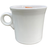 White 10oz Coffee Scented Soy Candle Handmade with Crackling Wooden Wick