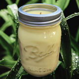 Mason Jar 16oz Soy Wax Candle Organic Hemp Wick