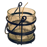 Custom Made Soy Candle Handmade Upcycled Container Organic Hemp Wick