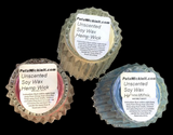 Soy Candles Handmade USA Red White And Blue Upcycled Reusable Votives Organic Hemp Wicks
