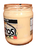 Mosquito Candle Repurposed Queso Jar 16oz