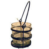 Custom Made Soy Candle Handmade Upcycled Container Organic Hemp Wick